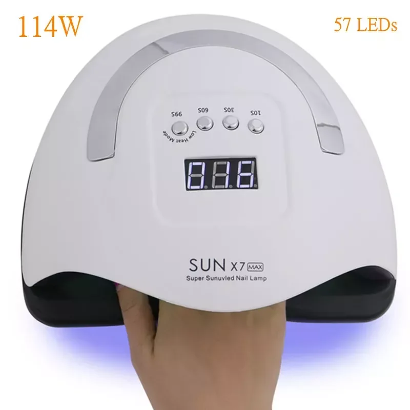 

NEW SUN X7MAX Professional LED UV Nail Lamp for Quickly-drying All Nail Gel Polish LED Nail Light Nail Dryer Machine UV Lamp