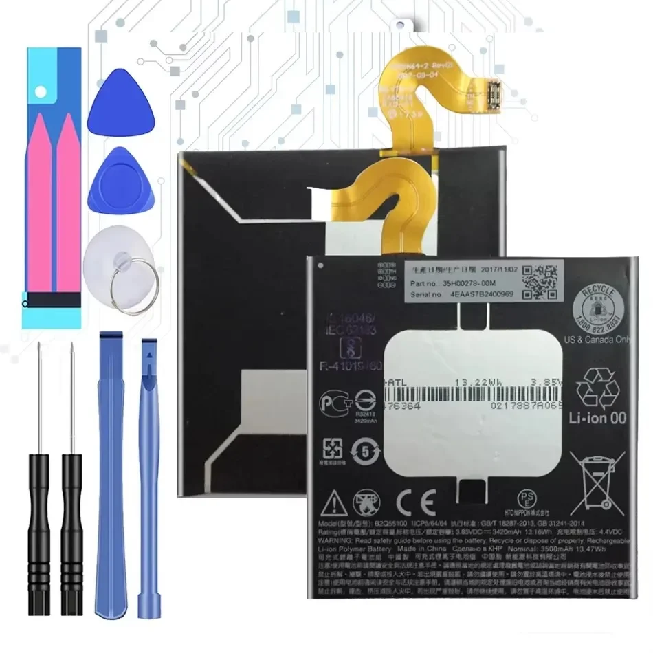 Сменный аккумулятор для HTC U12 Plus 3420 мАч B2Q55100 с трек-кодом