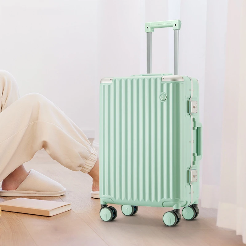 

women large capacity white black pull rod box carry onNew travel luggage fashion red trolley suitcase men S12890-S12895 C1