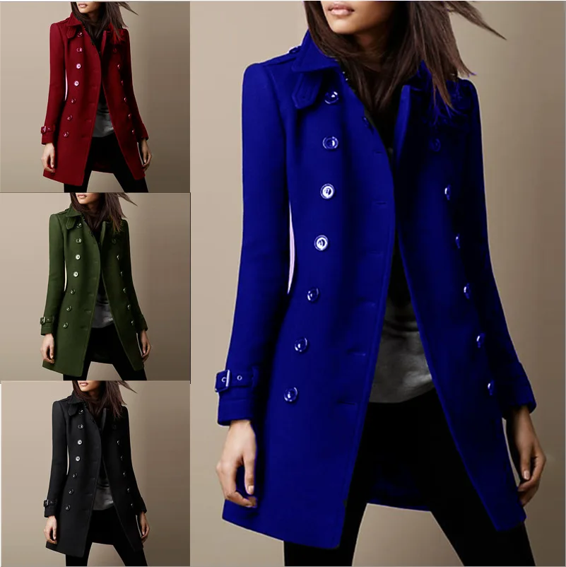 

2023 Autumn/Winter Woolen Women's Coat Woolen Coat