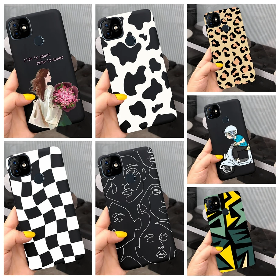 Чехол для телефона ITEL Vision 1 Plus чехол W6501 L6501 P36 Pro, мягкий бампер с рисунком милой коровы для ITELP36 Play L6005 P 36 LTE Coque