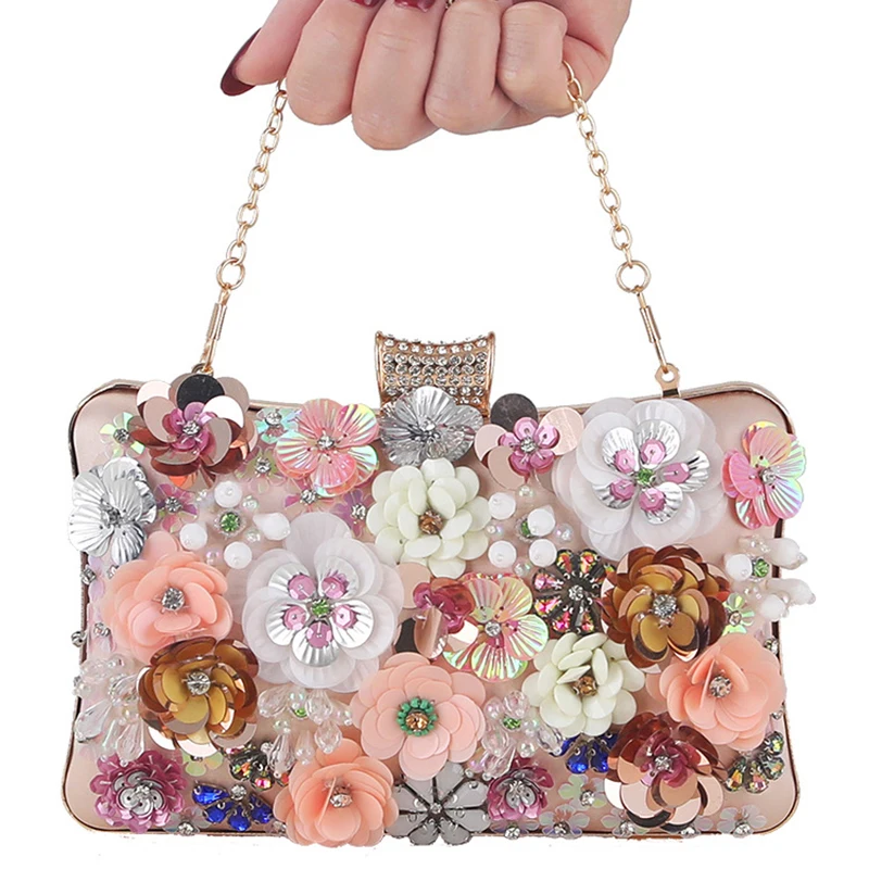 Alirattan новинка 2025 вечерняя сумка клатч с вышивкой модная одежда цветочным узором