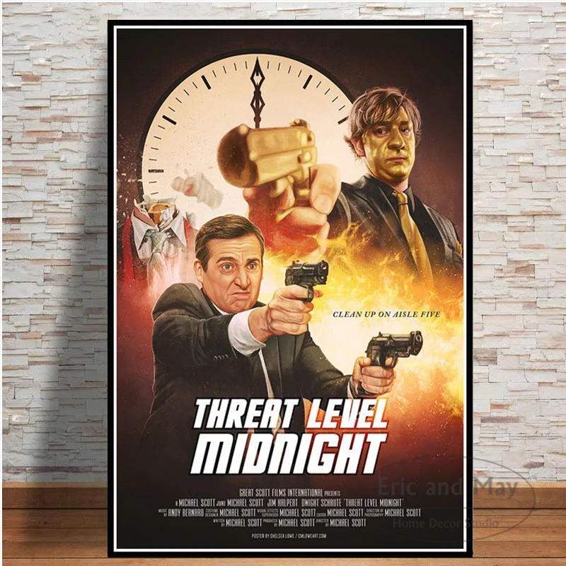 

The Office Threat Level Midnight Characters Posters And Prints Wall Pictures For Living Room Nordic Decoration Home Decor