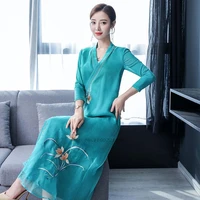 2022 modern cheongsam women lace qipao chinese dress qipao party vintage ao dai elegant dress oriental qipao cheongsam dress