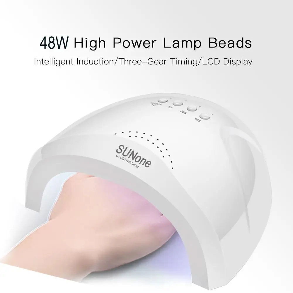 

48/54W 30/18 LED Nail Dryer Machine Nails Lamp Dual-light Source Phototherapy Lamp For Drying UV Nails Gel Polish Manicure Tools