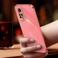 for xiaomi redmi note 11 case soft plating frame back cover for redmi 10 9 9a 9t note 11 8 9 10 7 pro 8t 9s 10s 11s 11pro case