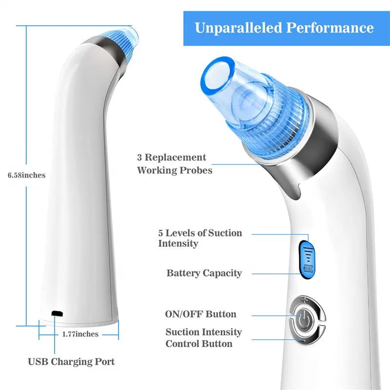 Пылесос вакуумный для удаления черных точек и поры лица |