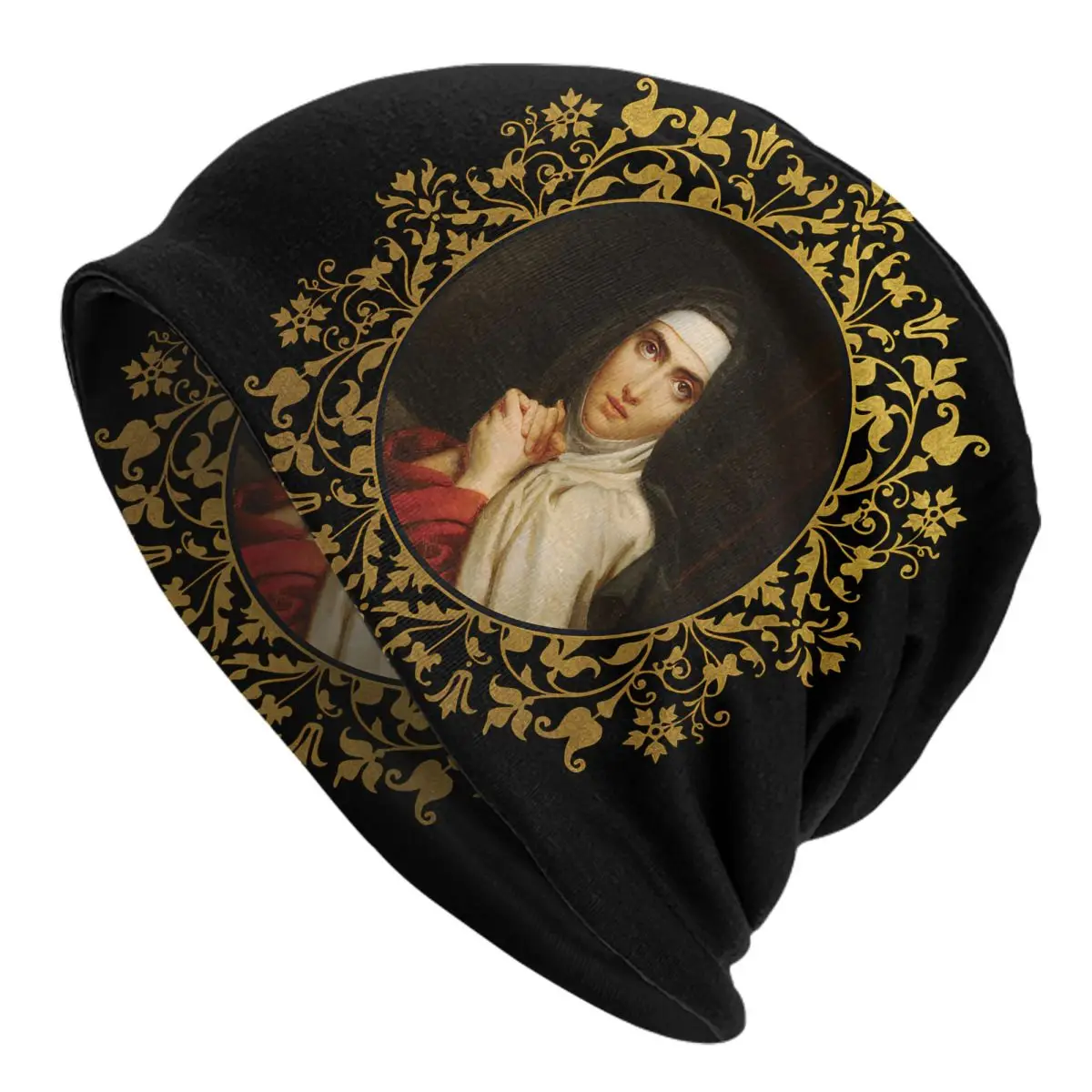 Saint Teresa Of Avila Adult Men's Women's Knit Hat Keep warm winter Funny knitted hat