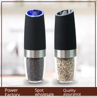 electric pepper mill automatic salt pepper grinder adjustable coarseness for spices kitchen utensils gadgets for cooking