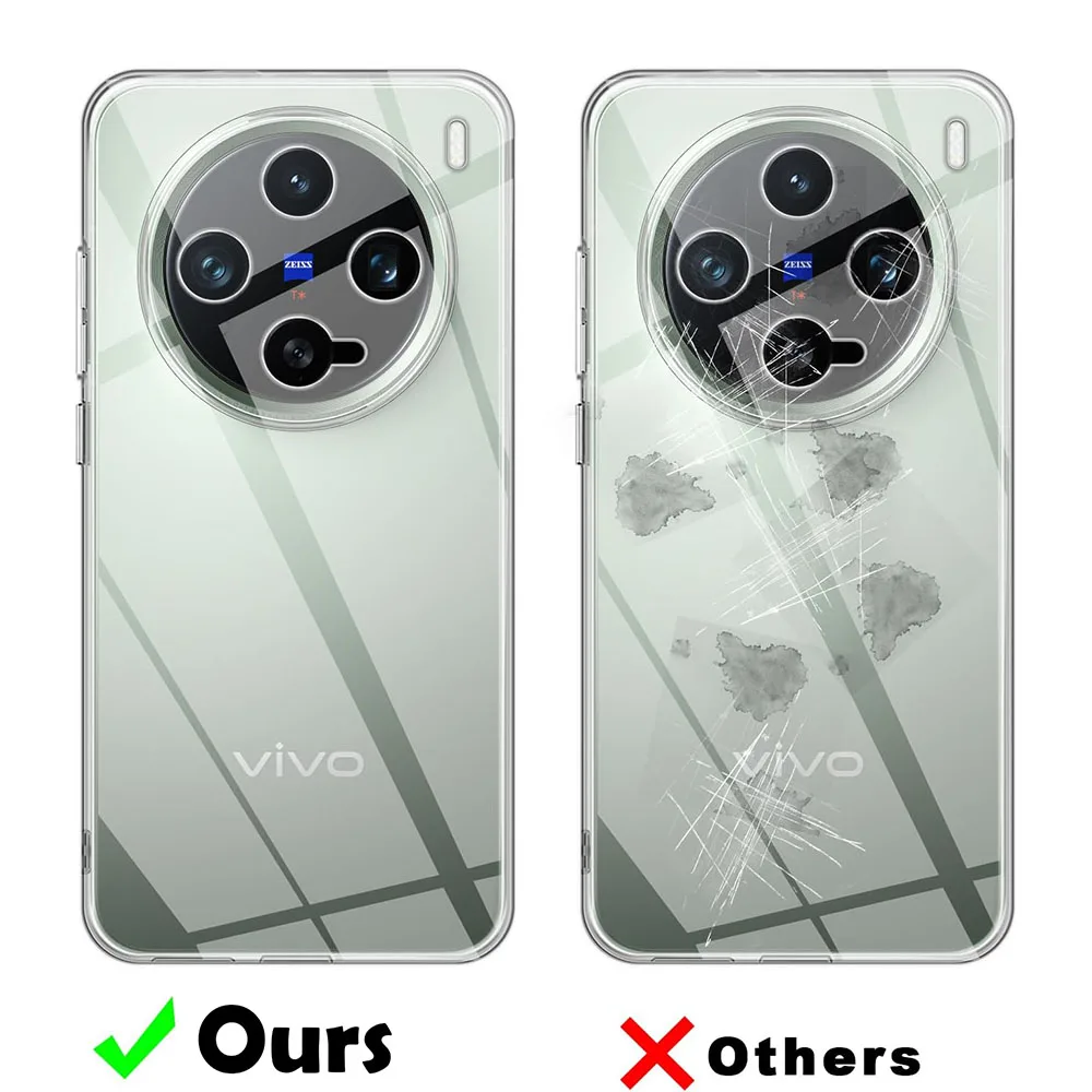 Фото Ультратонкий прозрачный мягкий чехол для Vivo X300 X200 FE X100 X100S X90 X90S X80 X70 X50 X60 X50 Pro Mini Pro + Lite Silicone Cover Shell №4