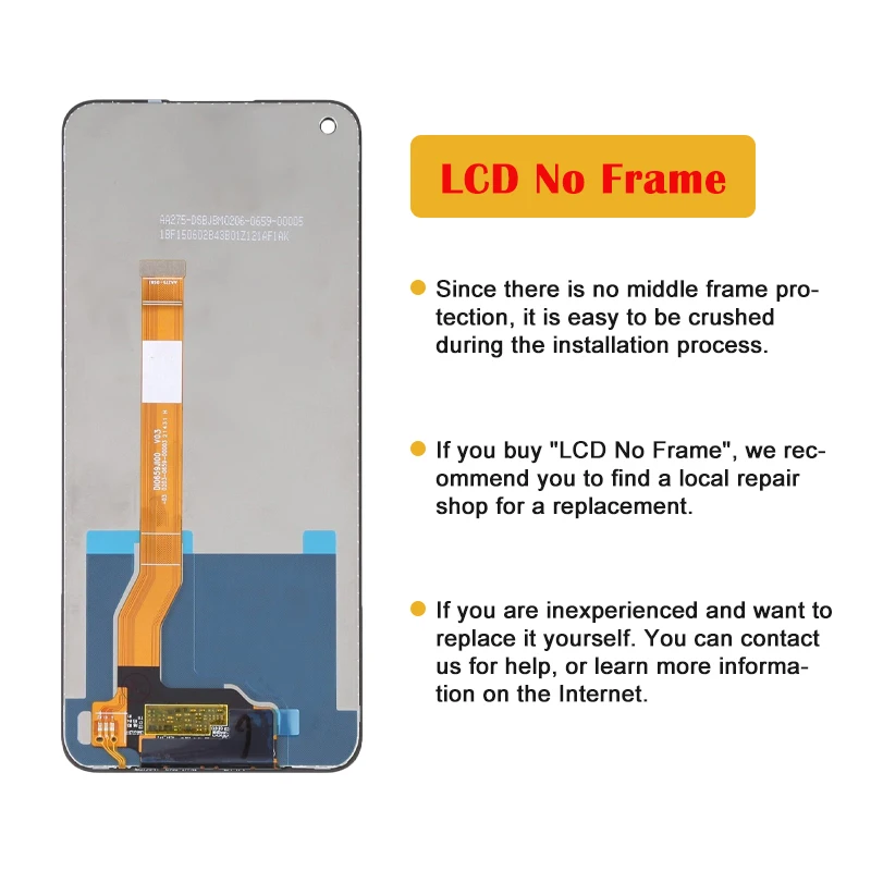 6 59 &quotоригинальный для OnePlus Ace Racing IPS ЖК-дисплей кодирующий преобразователь