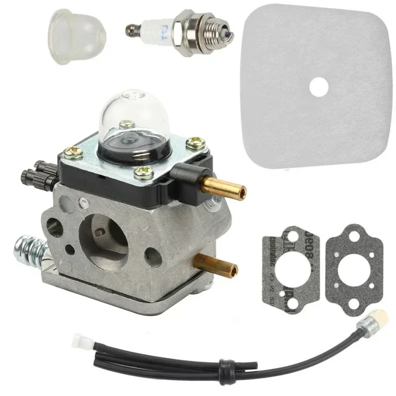 Фото Комплект карбюратора для двигателей Echo TC-210, TC-210i, TC-2100, HC-1500, Tiller Mantis 7222, 7222E, 7222M, 7225, 7230, 7234, 7240, 7920 №1