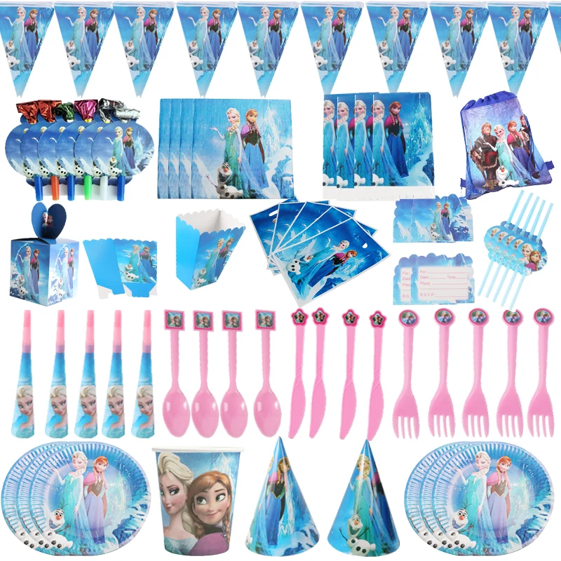 Набор одноразовой посуды Disney Холодное сердце праздвечерние чный Подарочный