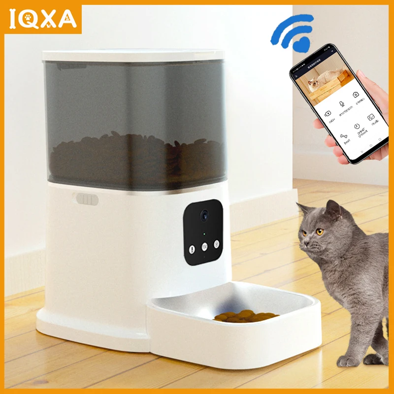 

Умная автоматическая кормушка для кошек и собак, 6 л