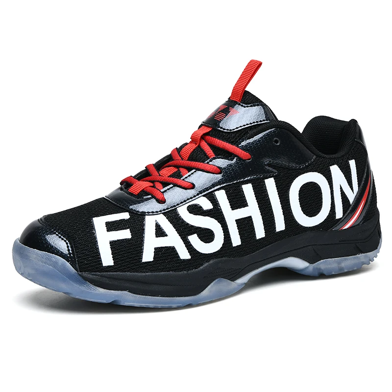 Light Weight Badminton Footwears Male Volleyball Sneakers New Professional Badminton Shoes Big Size 35-45 Anti Slip Tennis Shoes