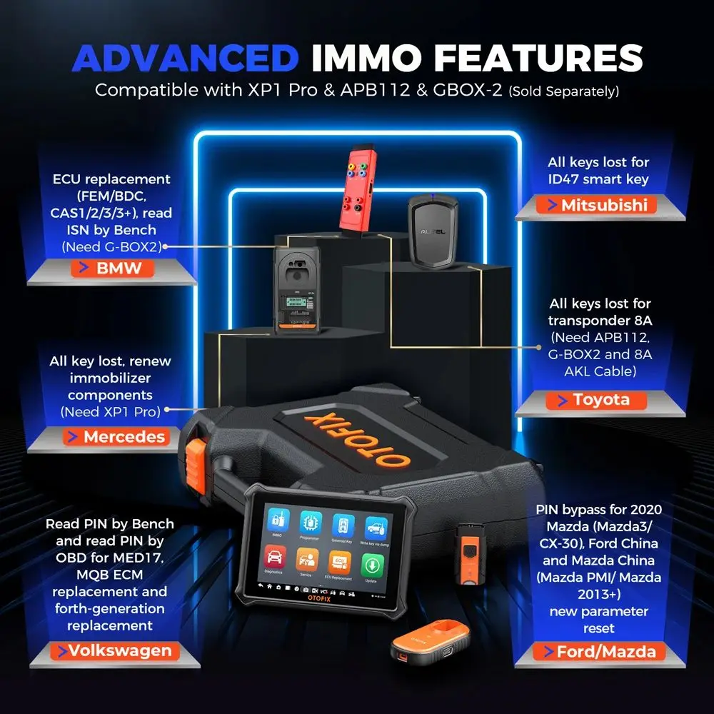 Инструмент программирования брелок для ключей OTOFIX IM1 диагностический инструмент