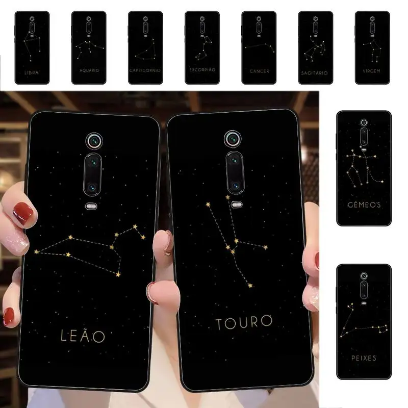 

Twelve constellations Phone Case for Redmi 5 6 7 8 9 A 5plus K20 4X S2 GO 6 K30 pro