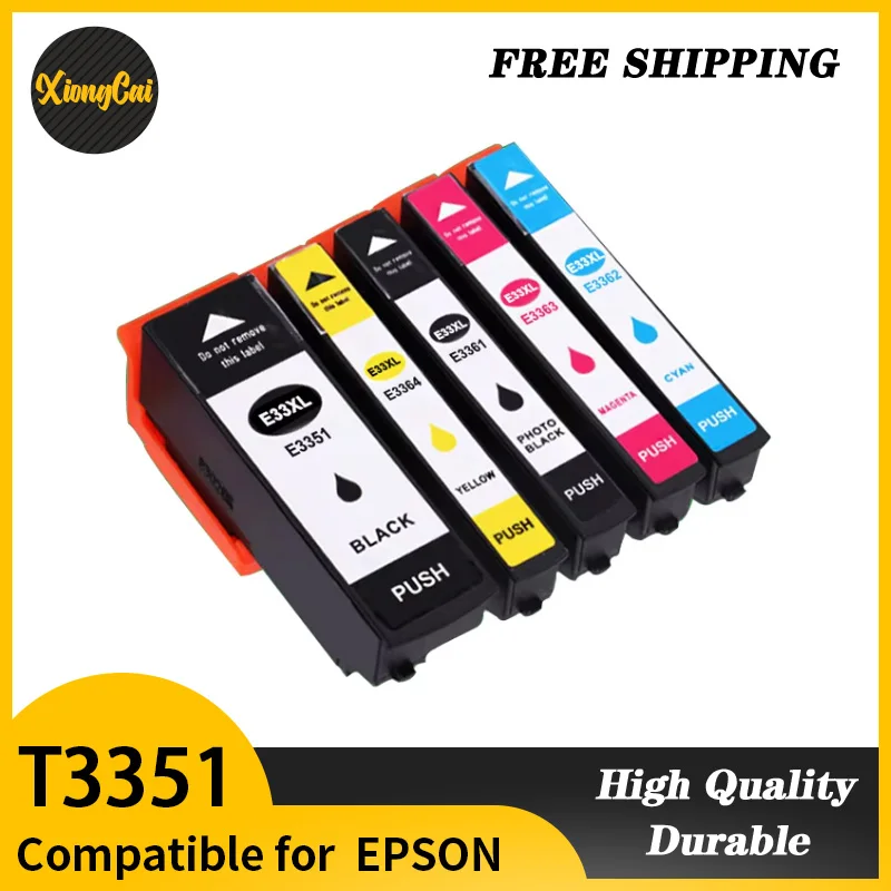 Совместимый чернильный картридж XiongCai T33 T3351 для EPSON