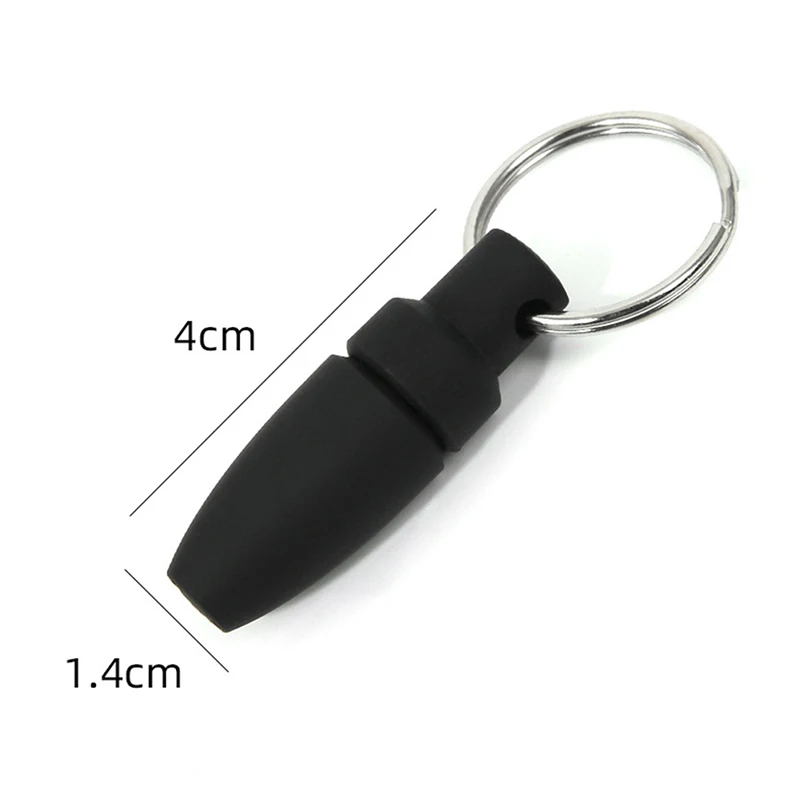 With Key Ring Draw Hole Portable Accessories Cool Cigar Punch Cutter Rubber Clip Rubber Metal Cigar Punch Cutter images - 6