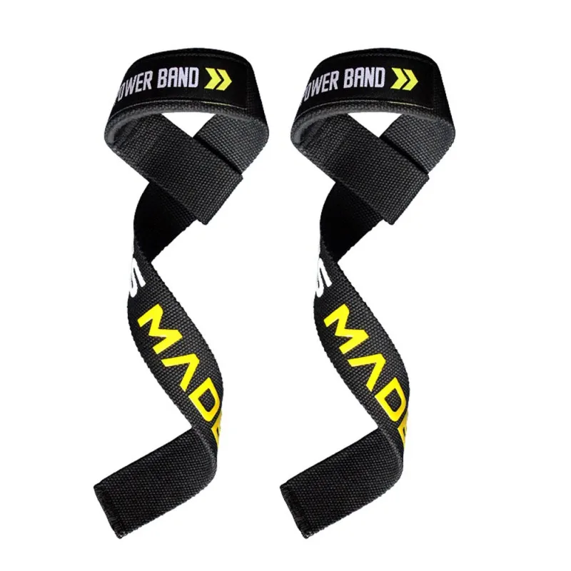

1 Pair Gym Lifting Straps Fitness gloves For Weight Lifting Powerlifting Training Anti-slip Hand Wraps Wrist Straps Support