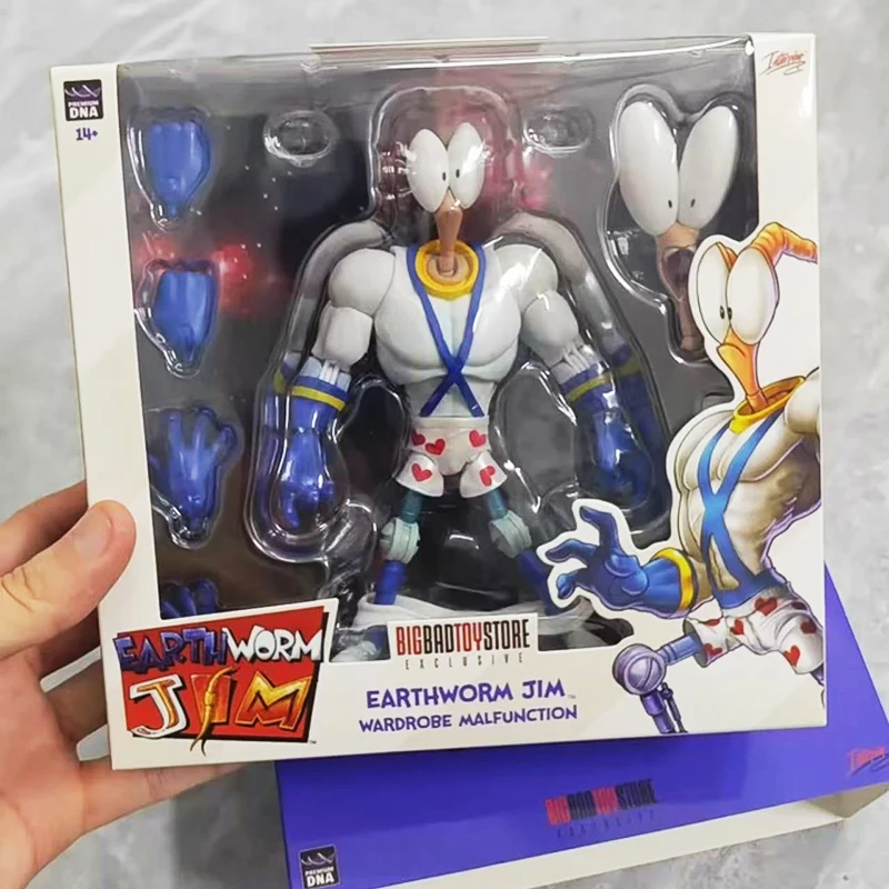 Оригинальный Earthworm Jim 2.0 Pdna 1/12 Psy Crow Bob The Killer Фигурка Worm Body Psy-Crow Коллекционная