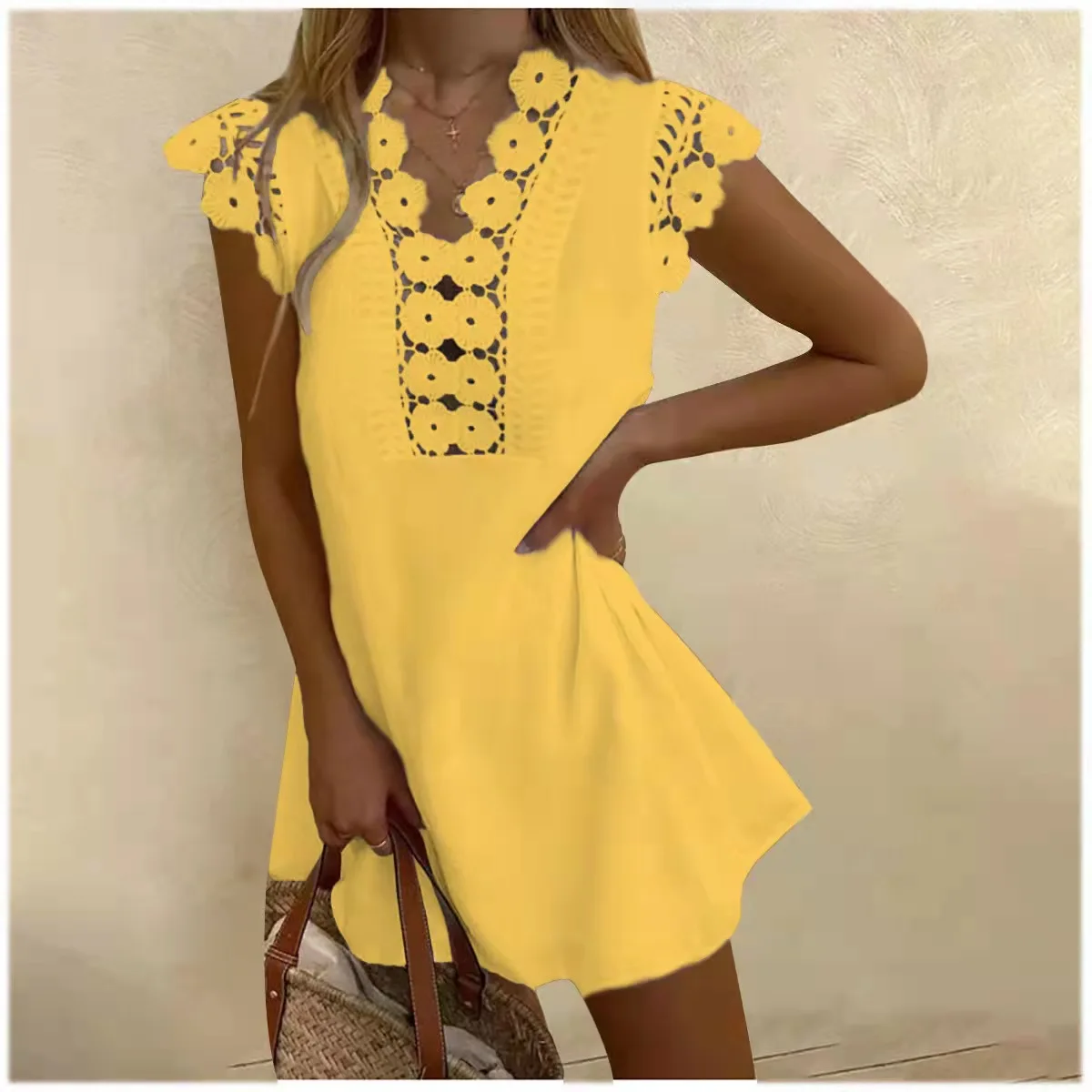 

Women Summer Loose Short Sleeve dress Summer Party Dress Fashion party elegant casual dresses