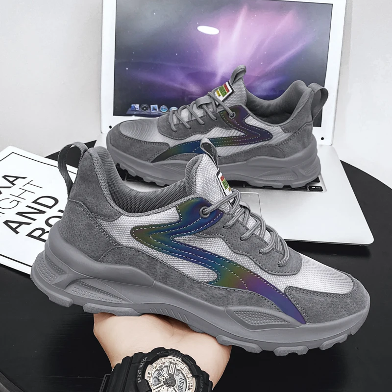 

Новинка 2022, мужские кроссовки, брендовая Спортивная повседневная обувь, Мужская дышащая обувь, нескользящая обувь с низким верхом, обувь дл...