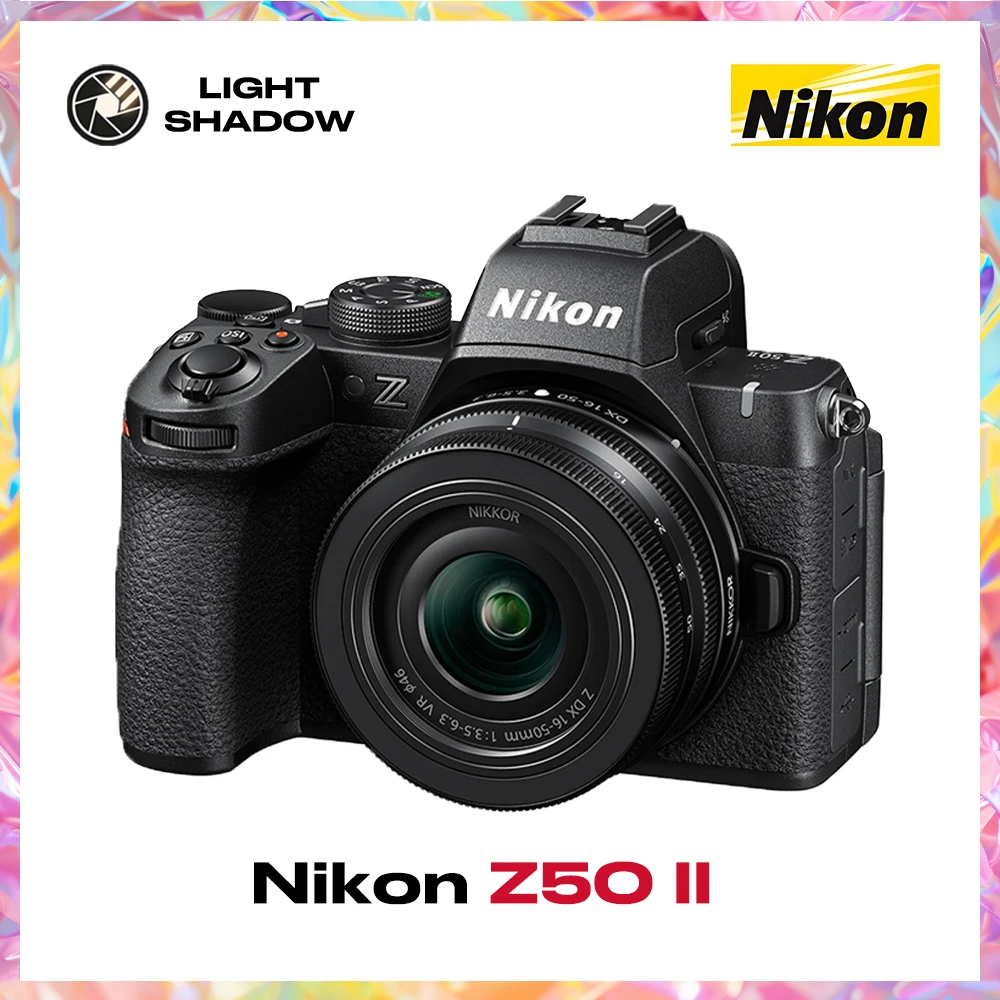 Фото Комплект полнокадровой беззеркальной камеры Nikon Z5II с объективом Nikkor Z 24‑50 мм, 4K UHD 60p, 5-осевой стабилизацией изображения IBIS, двумя слотами для SD-карт, Wi-Fi, Bluetooth. №1
