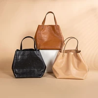 chch handbags top quality luxury genuine shopping bag retro casual lady handbag totes bags shoulder bag for women