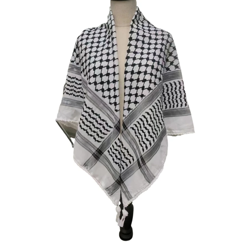 Многофункциональный арабский шарф для энтузиастов культуры платок Keffiyeh дышащий