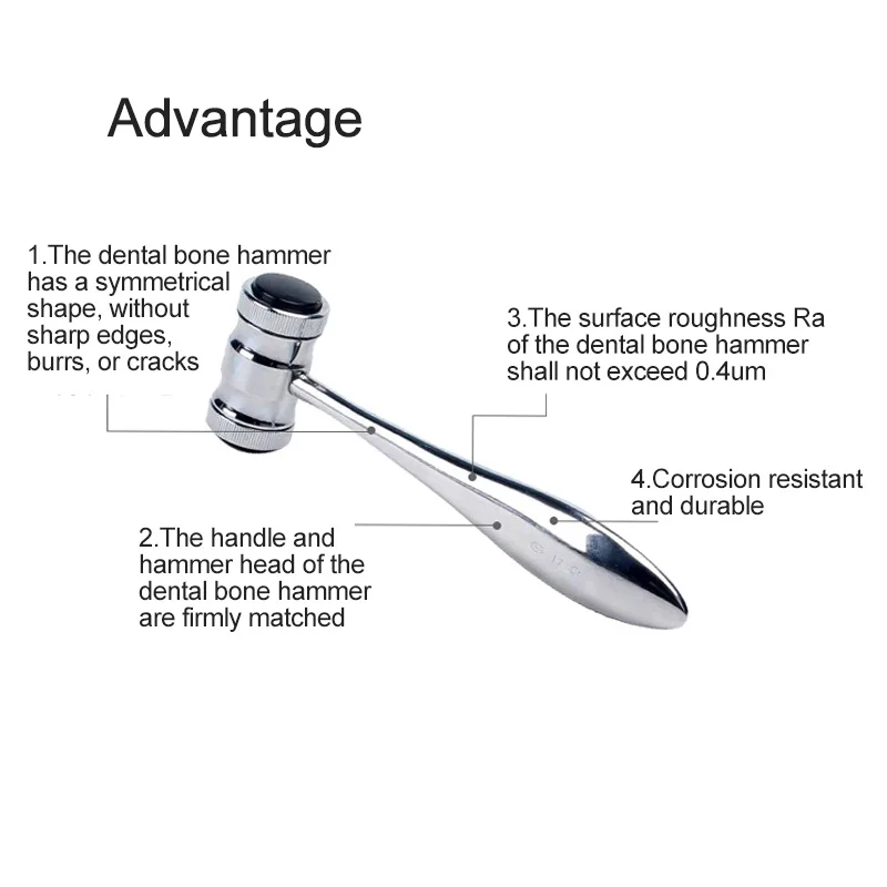 Стоматологический Хирургический молоток KangQiao из нержавеющей стали инструменты
