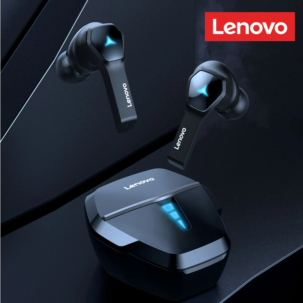 

Lenovo Earbuds Wireless Earphone 400 mAh Bluetooth 5.2 Headphones AI Control Gaming Headset Stereo Bass Dual Mic Noise Reduction