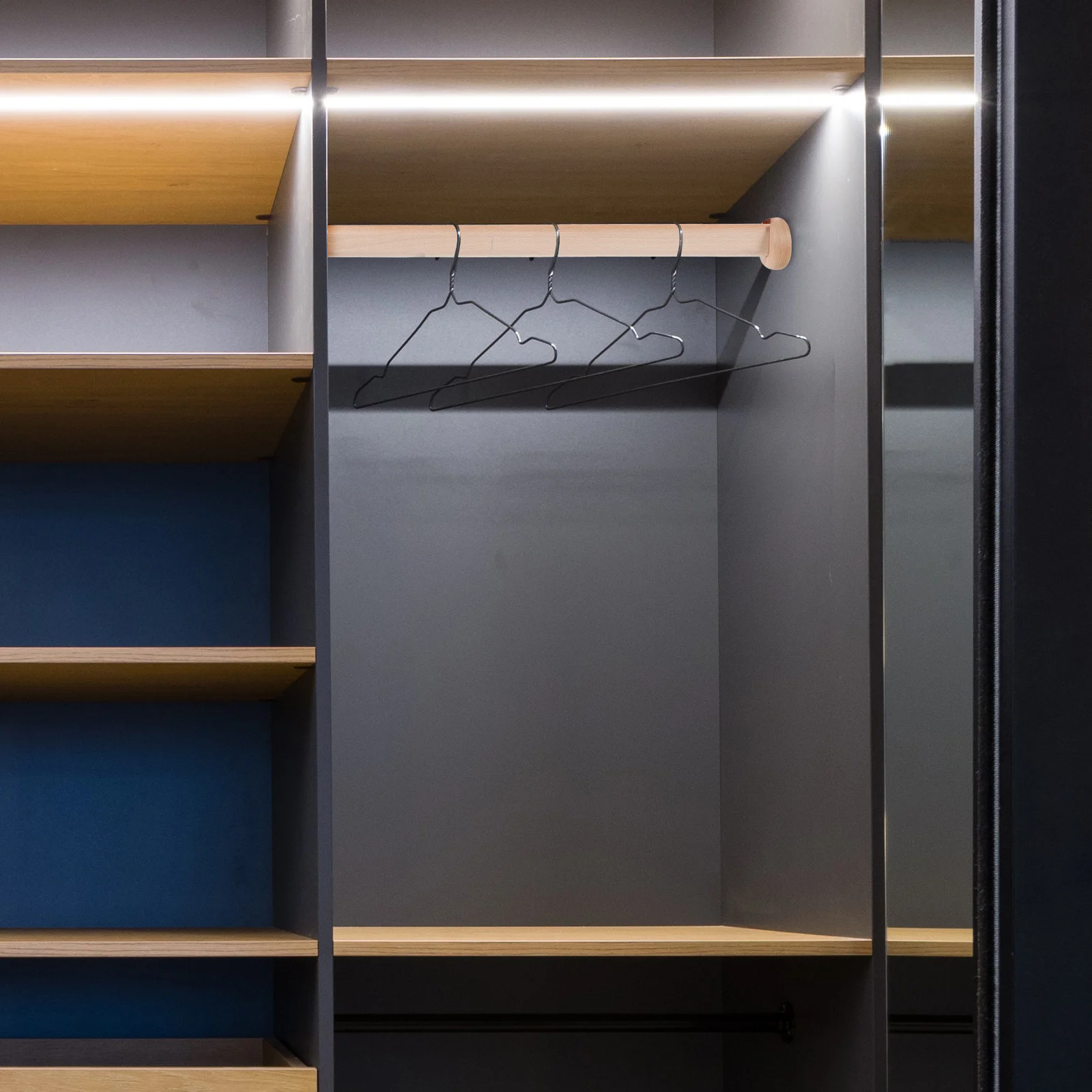 Подвесная вешалка для одежды офисного шкафа сверхмощный стержень регулируемая