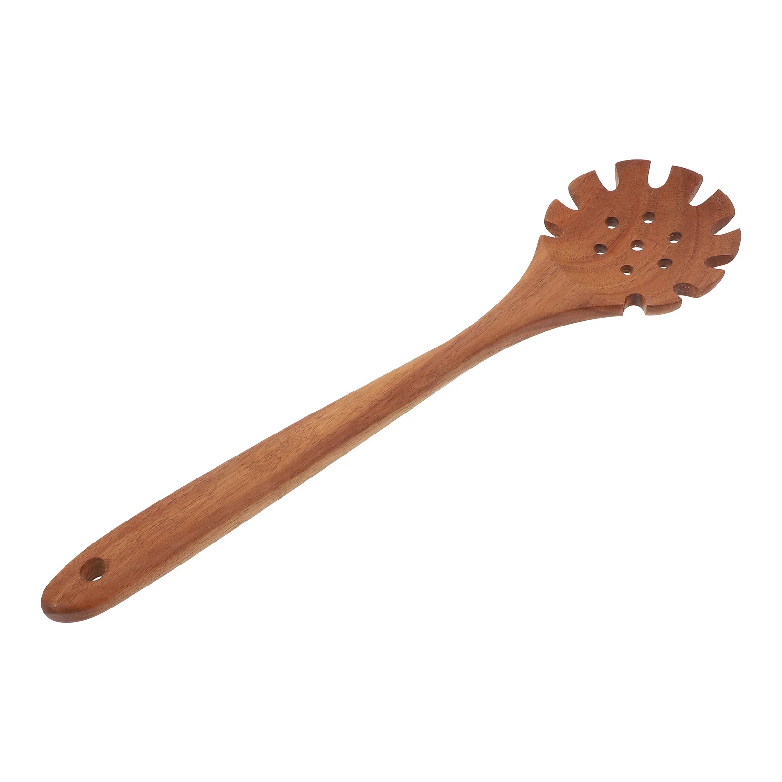 

1Pc Practical Noodle Filter Spoon Wooden Kitchen Noodle Colander (Khaki)