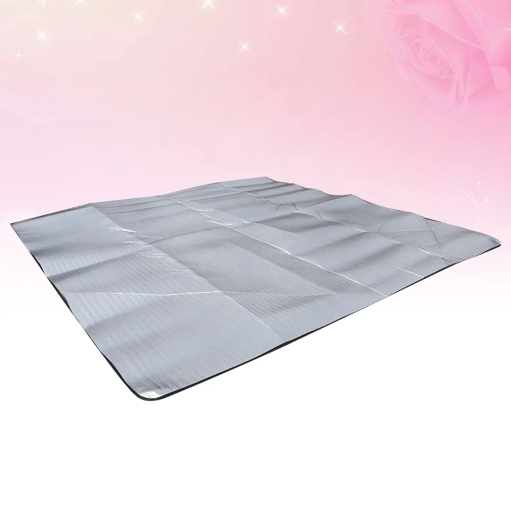 

Outdoor Dampproof Mat Picnic Mat Aluminum Film Portable Warm Campsite Pad (2.5mm 200x120 with Bag)