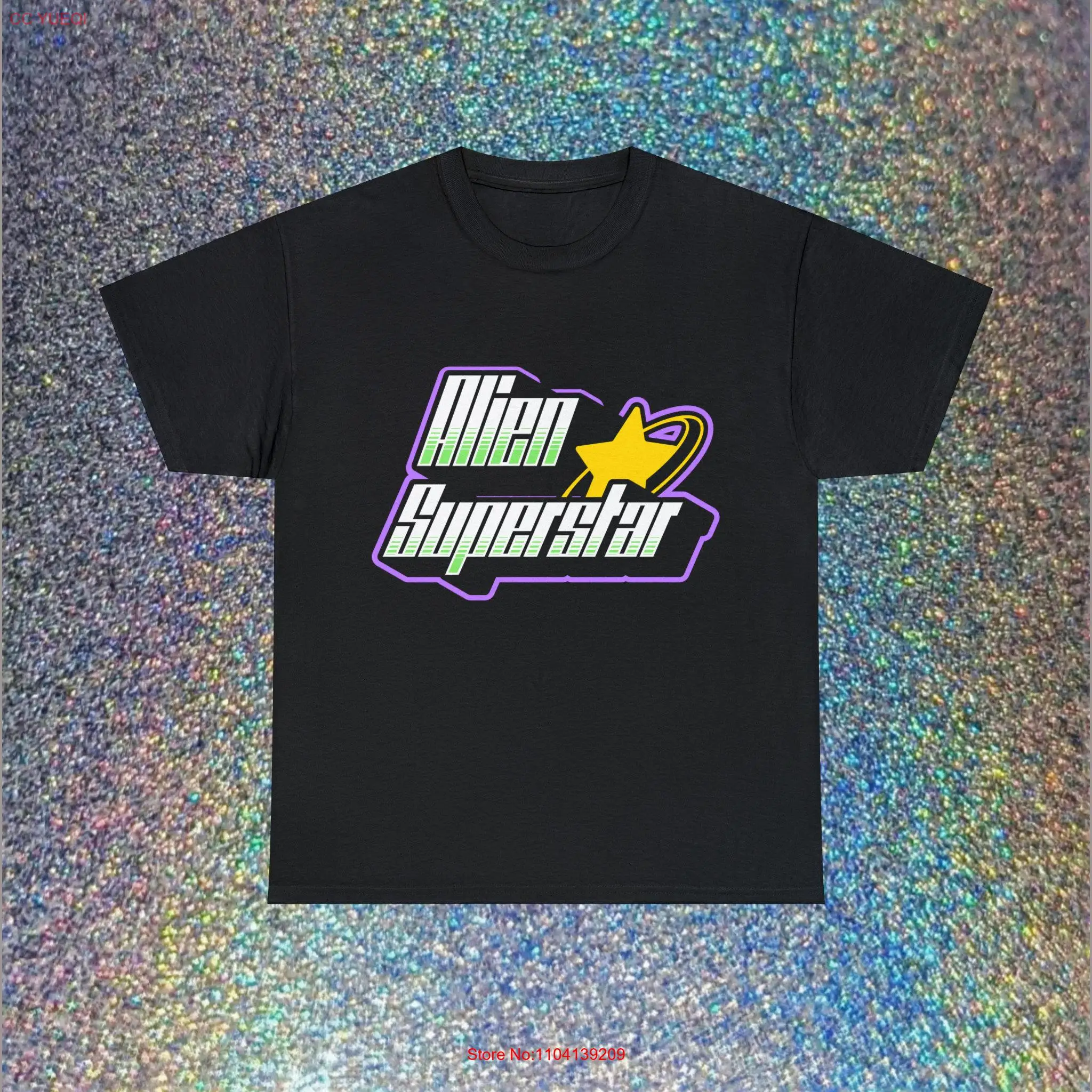 Черная футболка Beyoncé Renaissance Alien Superstar Y2K 2000-х 1990-х годов с длинными или короткими