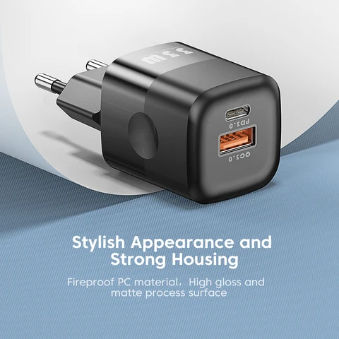 KUULAA Зарядное устройство USB C 33 Вт GaN Type C PD Быстрая зарядка для iPhone 14 13 12 11 Max Pro XS 8 7 Plus Для iPad Air 4 iPad 2021 Mini