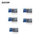QIACHIP 433 МГц 4CH RF код обучения 1527 декодер приемник 4 кнопки 5 шт. пульт дистанционного управления переключатель для Arduino Uno модуль Smart Home