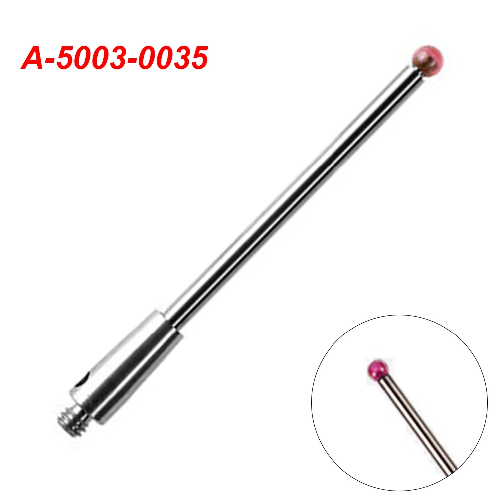 

CMM Touch Probe M2 Thread 1.5mm Ball 30mm Length Tungsten Carbide Stem A-5003-0035 Tungsten Carbide CMM Touch Probe