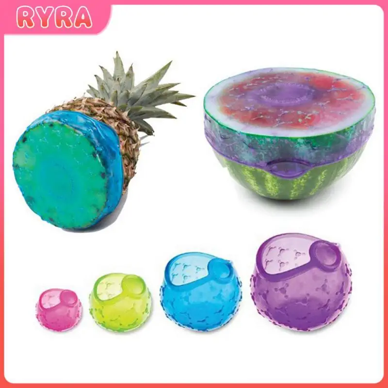 

4 шт./партия, силиконовые пакеты для сохранения фруктов