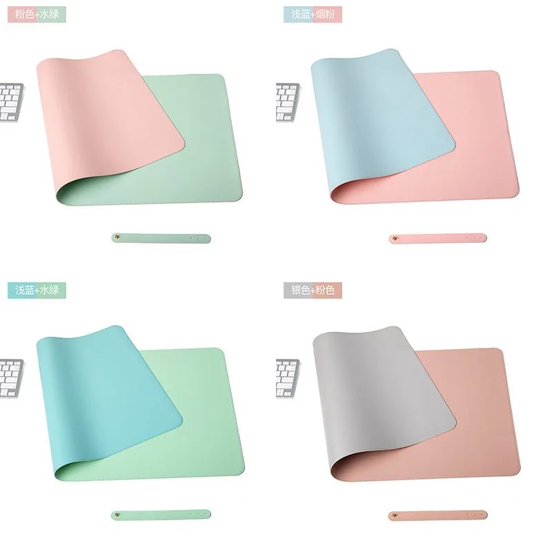 Двухсторонний большой коврик для мыши полиуретановый Настольный