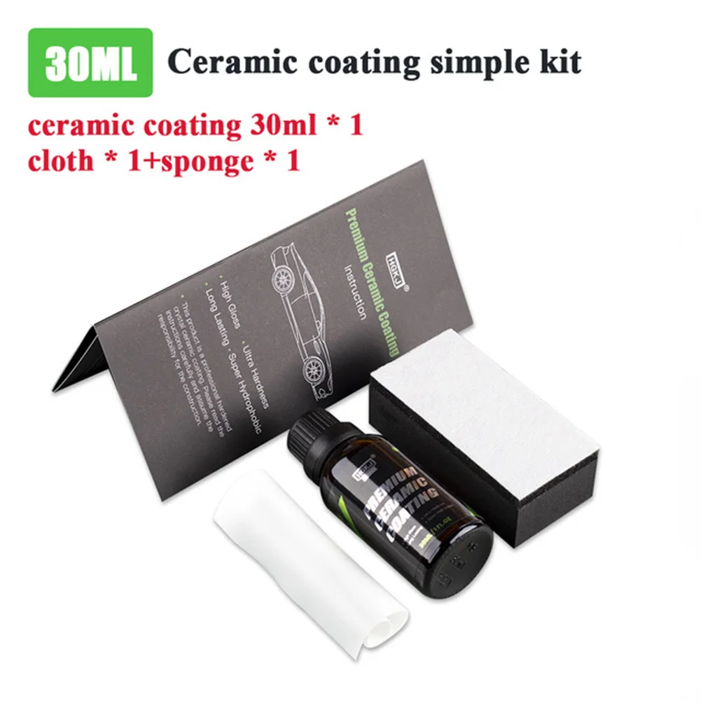 

HGKJ Auto Care Nano Ceramic Car Glass Coating Liquid Hydrophobic Anti-Scratch Shiny As A Mirror With Excellent High Gloss
