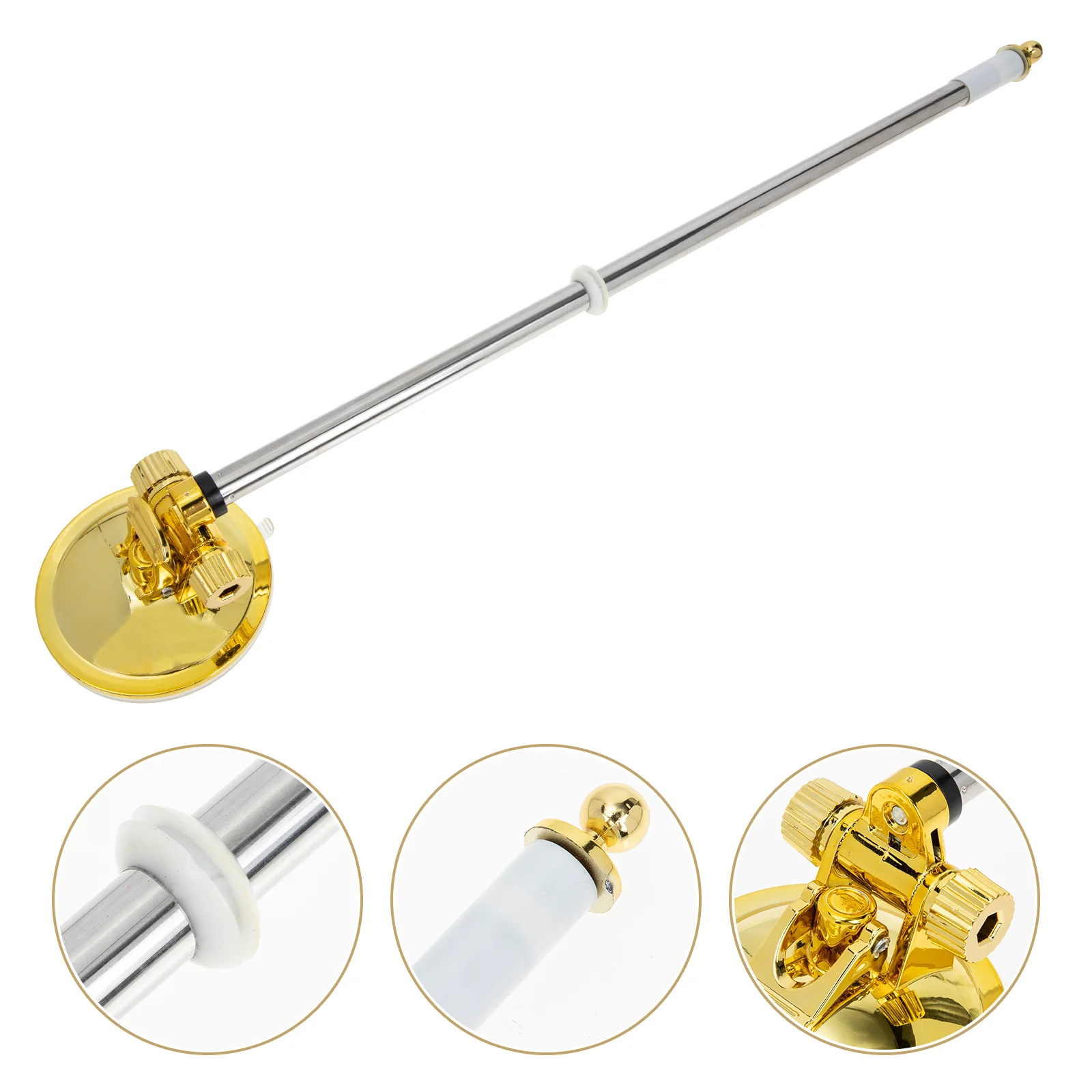 

Saloon Parade Flagpole Car Supplies Mount Metal Bracket Suction Holder Stuff Cup Stand Red Mounting Display