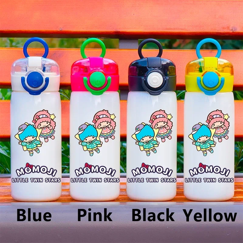 400 мл маленькая пластиковая бутылка для воды с изображением двойных звезд