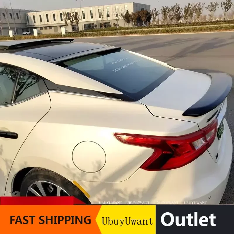 

Спойлер для Nissan Maxima 2015, 2016, 2017, 2018, из полиуретана, внешний вид из углеродного волокна, Автомобильный задний багажник, крыло, аксессуары, комплект кузова