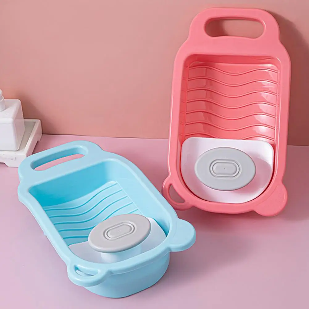 

Plastic Solid Thick Personal Laundry Board Easy-Clean Clothes Cleaning Tools