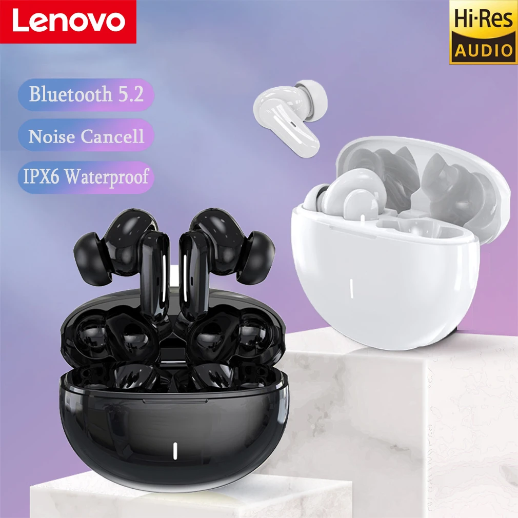 

Lenovo LP5 Pro AirBuds Bluetooth Earphones Wireless Headsets Sports Gaming HiFi Sound Headphone Air Mini Ear Pods Earbuds Type C
