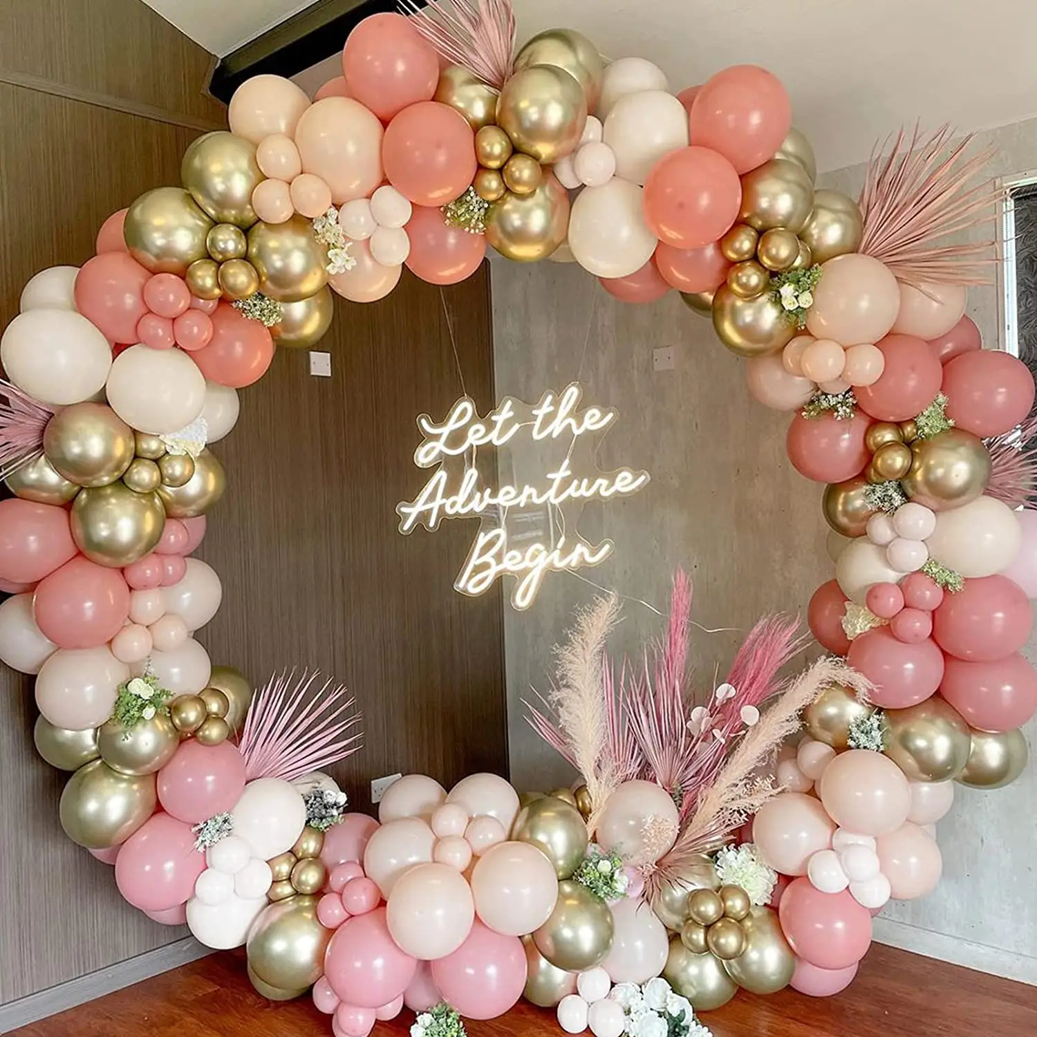 

Macaron Pink Balloons Garland Arch Kit Wedding Birthday Party Decoration Kids Globos Rose Gold Confetti Latex Ballon Baby Shower