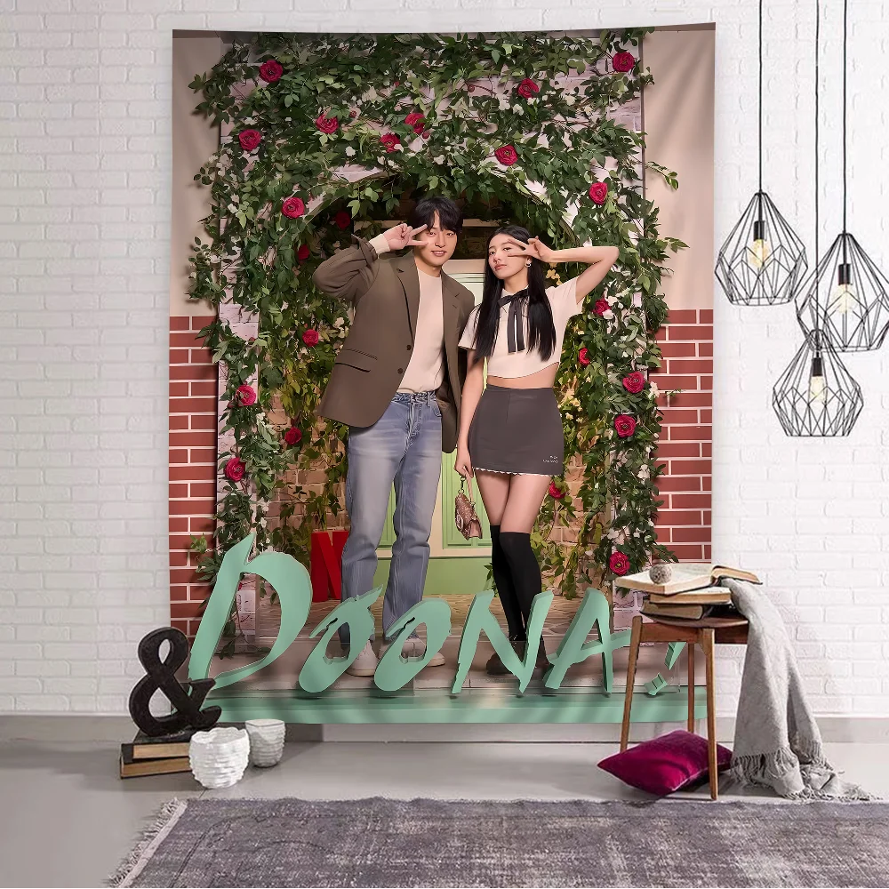 Doona TV подвесной богемный гобелен богемные настенные гобелены Мандала кавайный