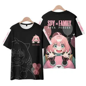 Spy X Family 3D Print T-Shirts Anime Kawaii Girl Anya Forger Men Women Fashion Oversized T Shirt Harajuku Kids Tees Tops Clothes